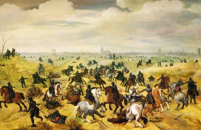 Die Schlacht von Leckerbeetje, 1600 von Sebastian Vrancx